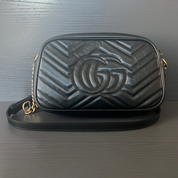 Gucci GG Marmont Quilted Small Shoulder Bag - Picture 3 of 15